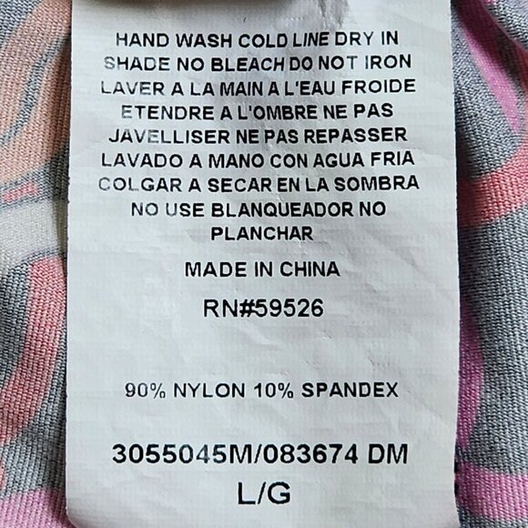 Trina Turk Echo Chain Links Cover Up Swim Pant Large Multicolor Nylon Spandex - Picture 5 of 7